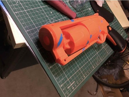 STL file Nerf Fortnite BASR-R Sniper Cocking lever 🔫・3D