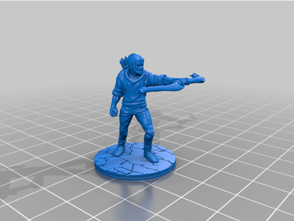 Humain archer table rpg weebthepeople 3d print model - Mito3D