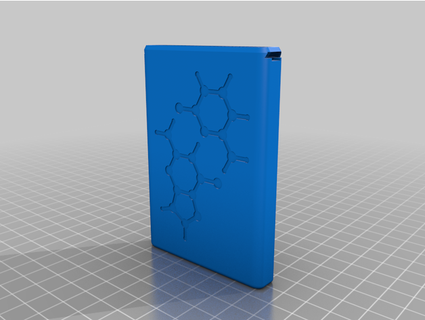 7 cigarette case one hand handeling nicotine molecule vinssss 3d print model - Mito3D