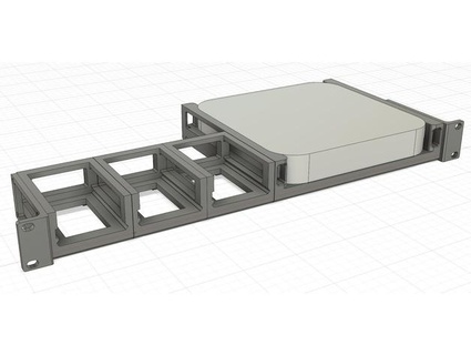 racksys - macmini rack mount mk iiim  3d print model - Mito3D