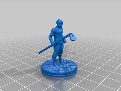 villager laborer npc dnd style games weebthepeople 3d print model - Mito3D