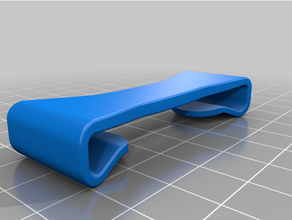 gym bag chest clip r1b1n 3d print model - Mito3D