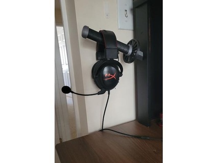 katana headphone wall hanger jollyrager 3d print model - Mito3D