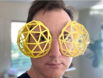bug eye goggles joegatling 3d print model - Mito3D