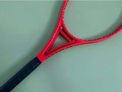 tennis racquet holder a43nigam 3d print model - Mito3D