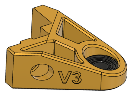 gold series leadscrew guides use ventermechs rat rig v-core 3 mfbs 3d print model - Mito3D