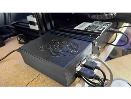 Ender 3 v2 Himbeere pi Fall Mantel Deckel schweigsam 3d print model - Mito3D