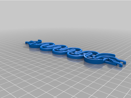 gravitrax compatible serpiente carril mazurmas 3d print model - Mito3D