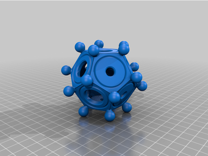 roman dodecahedron pauldesign 3d print model - Mito3D