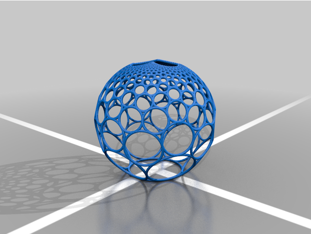 ters stereografik projeksiyon daire paketleme hegl 3D print model - Mito3D