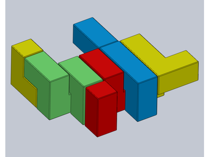 cerveau 3d famille puzzle pièces derdonsimon 3d print model - Mito3D