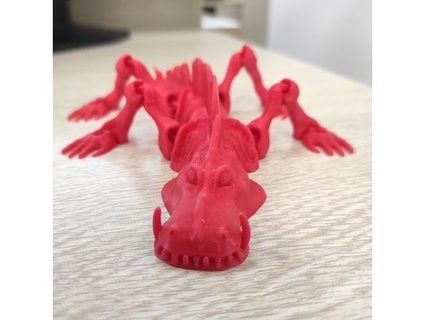 articulated monster xirurg 3d print model - Mito3D