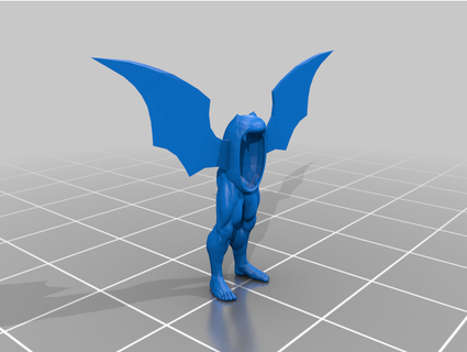 golbat umano gambe culo guance Fudnuck 3d print model - Mito3D