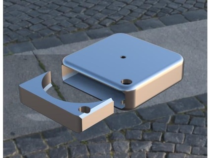 Pomme artag Cas gaine porte clés monter fermé version suédois 3d print model - Mito3D
