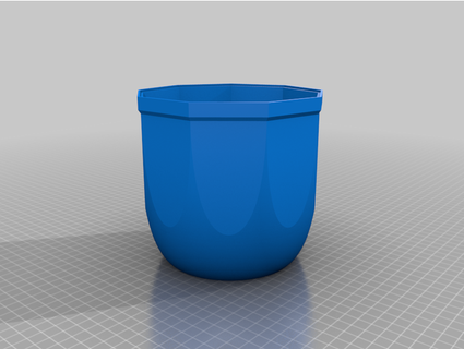 self watering flower pot normanwink 3d print model - Mito3D