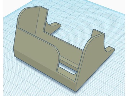 Standard Multimeter Stand minimalistisch sparen Plastik Erde Axa 3d print model - Mito3D