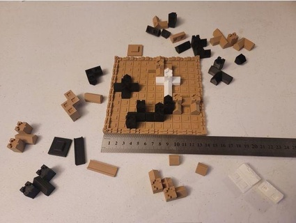 Cattedrale 2 giocatore territorio gioco aki7 3d print model - Mito3D