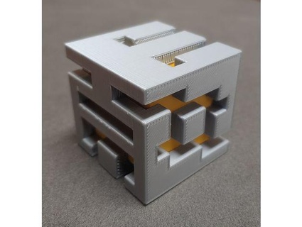 bionicle nuva cube different colored core shell colebob222 3d print model - Mito3D