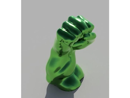 aiq Hulk yumruk langırt mod Harry tuttle 3d print model - Mito3D