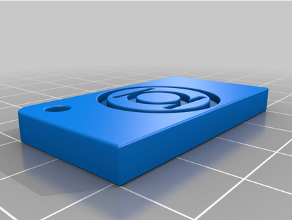 green lantern keychain gamenek 3d print model - Mito3D