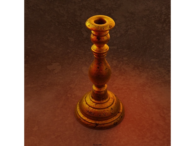 bronze candlestick alexstormnd 3D print model - Mito3D
