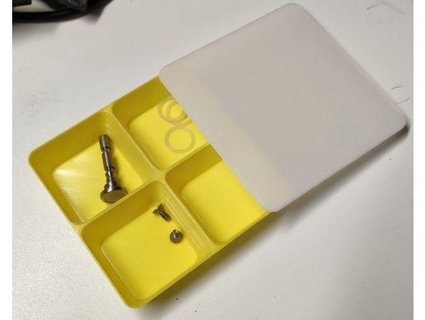 modular parts tray - thicker walls iplo 3d print model - Mito3D