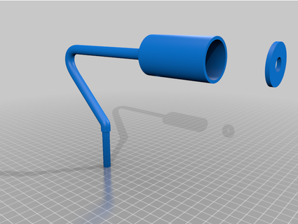 handle & cap crgruber 3d print model - Mito3D