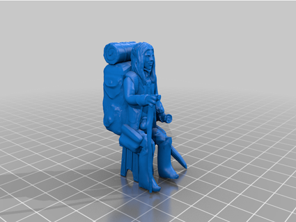sentado duende comerciante rocketman5004 3d print model - Mito3D