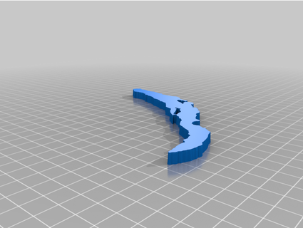 lake baikal keychain fyodorm 3d print model - Mito3D