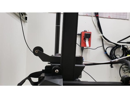 creality cr-10 smart filament guide doublec4 3d print model - Mito3D