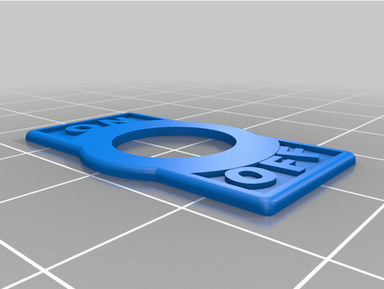 etiqueta para interruptores de palanca mr rope 3d print model - Mito3D