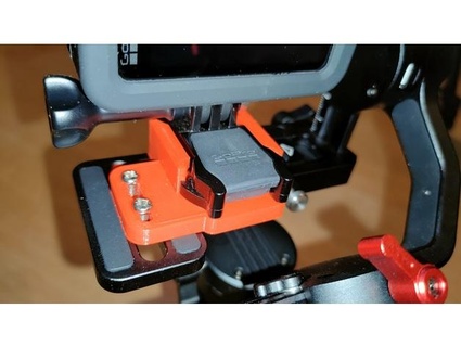 zhiyun crane m2 lockable gopro mount quick release version techdayeveryday 3d print model - Mito3D