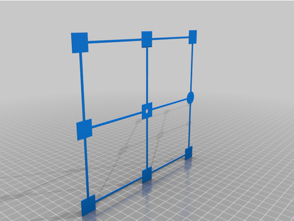 bed leveling test flowokfiverr 3d print model - Mito3D