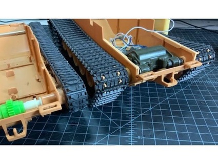 mauler Panzer 9t Fahrt Kettenrad 1 16 hl Panther Spuren jmcmaulerworks 3d print model - Mito3D