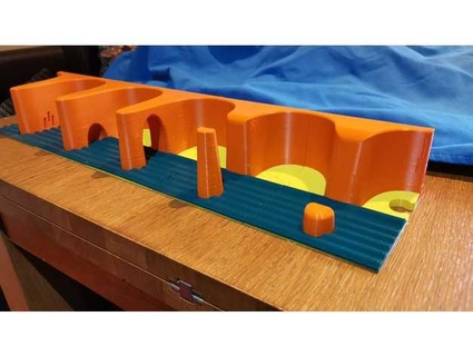 çatlaklar mağara kemer yığın güdük coğrafi oluşum model Braille goven 3d print model - Mito3D