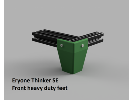 heavy duty feet - eryone thinker stefanomarton 3d print model - Mito3D