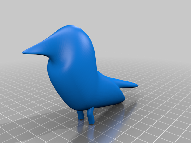 realmente pássaro cabeçuda rei arconte 3D print model - Mito3D