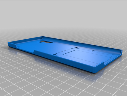 note 10+ case stand ckth 3d print model - Mito3D