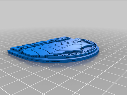 robuste ponts logo boeuf cru 3d print model - Mito3D