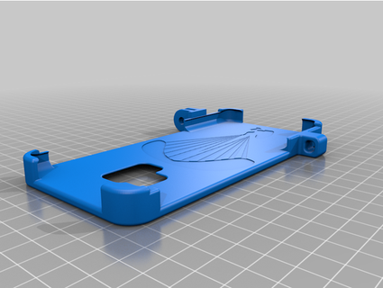 samsung s9 remix gopro fixture side on2on 3d print model - Mito3D