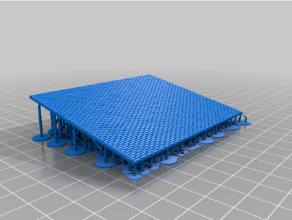 strukturiert Backstein trocken Bürste Tafel Locher 3d print model - Mito3D