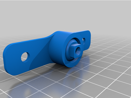 rotatif filament pass through réextrusion 3d print model - Mito3D