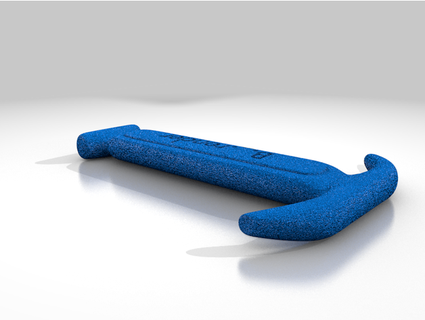 coltello serramanico maniglia render 3d print model - Mito3D