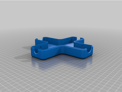 4 way extensão cordão caixa dodgepower74 3d print model - Mito3D