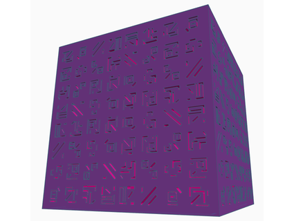 fortnite cubo delta gama 3d print model - Mito3D