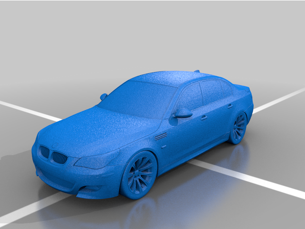 BMW m5 e60 3D print model - Mito3D