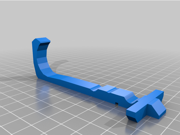 film clip shower bar pinza para pel cula urulus 3D print model - Mito3D