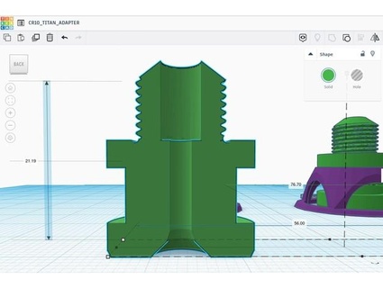 cr10 cr 10 Direkte Fahrt Adapter verbinden Titan jamescarpino 3d print model - Mito3D