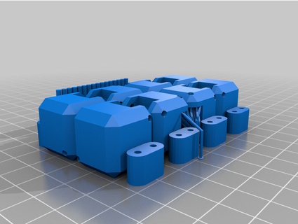 infinidade cubo peças resina impressão kstank 3d print model - Mito3D