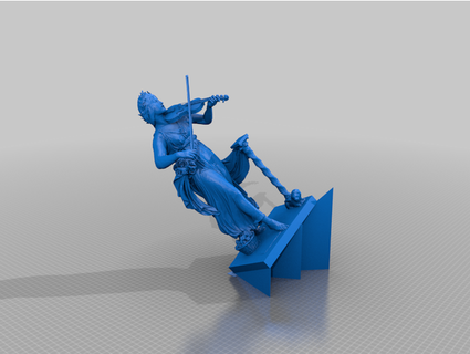 sfw Violinist onintothevalleyofdeathroadthe600 3d print model - Mito3D